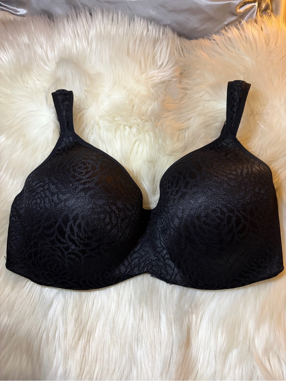 Delta Burke Black Seamless T-Shirt Bra - Women Intimates